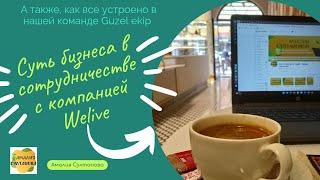 Суть бизнеса в сотрудничестве с турецкой компанией Welive. Устройство работы в команде Guzel ekip