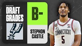 Stephon Castle Selected No. 4 Overall by San Antonio Spurs | 2024 NBA Draft Grades | CBS Sports