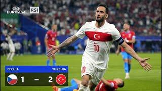 CECHIA - TURCHIA 1-2 | EURO 2024 | RSI SPORT