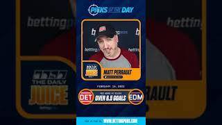 Pick of the Day: FREE NHL PICK for Detroit Red Wings vs. Edmonton Oilers (BettingPros #shorts)