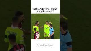 Referee gives 4 yellow cards at once LOL #shorts #football