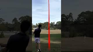 Swing SHORTER Hit FARTHER - Part 1 (Arms STRAIGHT) #shorts #golftips #golfswing