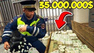 ГАИШНИК ОГРАБИЛ БАНК НА 35.000.000$ в ГТА 5 МОДЫ! ОБЗОР МОДА в GTA 5 ВИДЕО ИГРЫ MODS