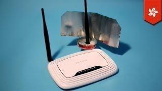 Как усилить сигнал wifi с помощью банки из-под пива