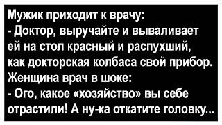 Как мужик шокировал женщину врача... Анекдоты Топ!