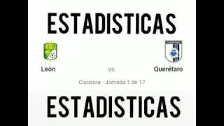 PROGOL 2022 leon vs Queretaro estadísticas