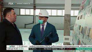 Бизнес-новость. Губернатор Тверской области посетил строящиеся ТК «Альфа» и «Пластик-Строймаркет»