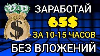 СУПЕР ЛЕГКИЙ ЗАРАБОТОК БЕЗ ВЛОЖЕНИЙ 2024. Как заработать деньги в интернете