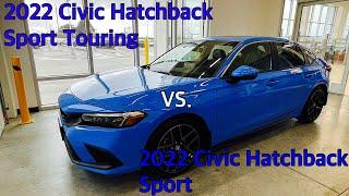 2022-2024 Civic Hatchback Sport Touring vs Sport