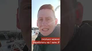 Сколько можно заработать на 1 миллионе рублей #заработок