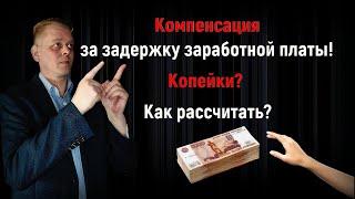 Как рассчитать компенсацию за задержку заработной платы! Большая ли компенсация?