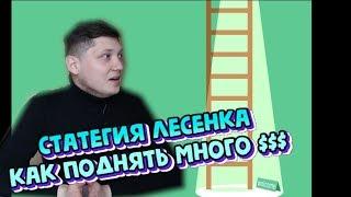 Стратегия ставок на спорт - лесенка. Как правильно делать ставки лесенкой.