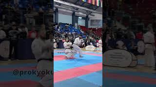 #Knockout Uchi Mawashi Geri - 7th WKB European #Kyokushin #Karate Championships May 2024, Türkiye