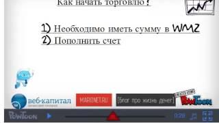 Как заработать на вебмани. Заработок на бирже indx ru