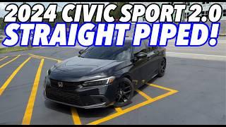 2024 Honda Civic Sport 2.0L w/ STRAIGHT PIPES!