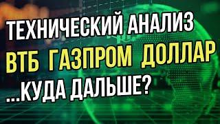 Технический анализ Газпром ВТБ и USDRUB (Доллар)