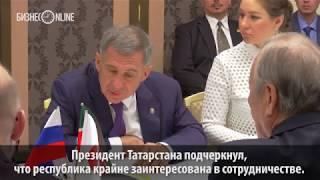 Минниханов в Токио встретился с руководством группы «Токусикай»