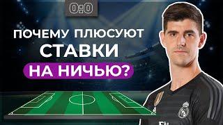 Почему плюсуют ставки на ничью в футболе?