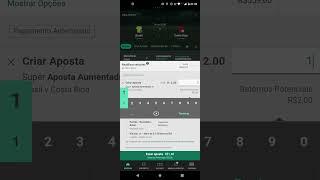 Bet365 - Super Aposta Aumentada - Brasil x Costa Rica