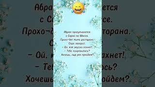 Абрам прогуливается с Сарой… анекдот дня! Отправляй сам знаешь кому! Юмор дня! Смешно до слез!