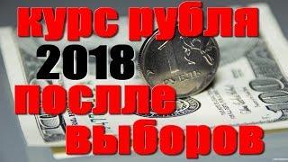 КУРС РУБЛЯ 2018 ПОСЛЕ ВЫБОРОВ Президента в России