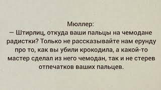 АНЕКДОТЫ ПРО СОВЕТСКОГО РАЗВЕДЧИКА ШТИРЛИЦА ИЗ ФИЛЬМА "17 МГНОВЕНИЙ ВЕСНЫ" ● ЧАСТЬ 1