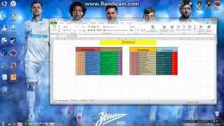 Excel программа,для ставок на спорт