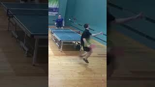 Пижонский розыгрыш от Максима Ушкарёва #tabletennis #pingpong #sports #спорт #соревнования