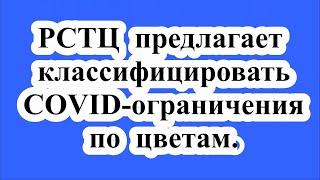 Классификация COVID-ограничений по цветам. / Classification of COVID-restrictions by color.