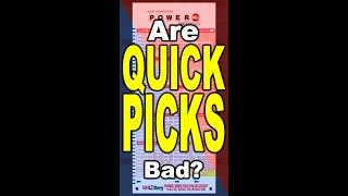 Are QUICK PICKS bad? #lotto #lottery #powerball #megamillions