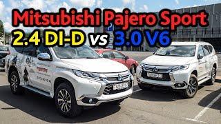 Mitsubishi Pajero Sport: дизель круче "бензинки"? Динамика, эластичность и ощущения DI-D и V6