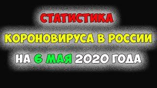 6 мая умерло 1537 человек от КОРОНОВИРУСА в РОССИИ  Статистика в РОССИИ на 6 мая 2020 года